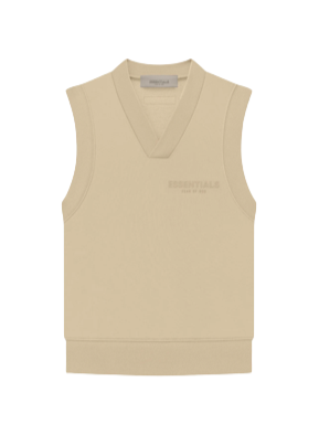 Fear Of God Essentials Pullover V-Neck Vest - Sand