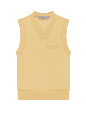 Fear Of God Essentials Pullover V-Neck Vest - Yellow