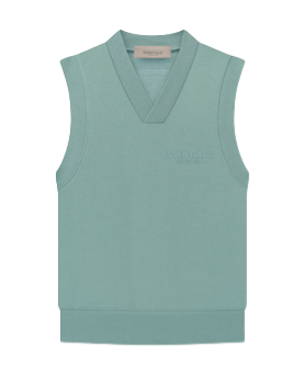 Fear Of God Essentials Pullover V-Neck Vest - Sycamore